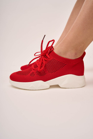 Жіночі кросівки Lonza 159354 червоні демісезонні текстильні