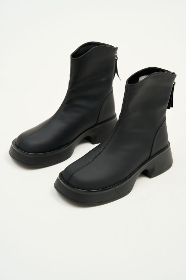 Жіночі черевики Lonza 178755 чорні демісезонні із екошкіри