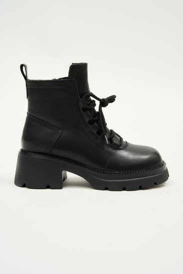 Жіночі черевики Lonza 178879 чорні демісезонні шкіряні