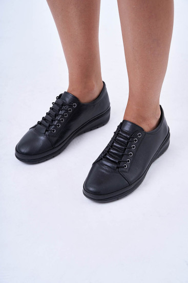 Жіночі туфлі Lonza 174177 чорні демісезонні шкіряні