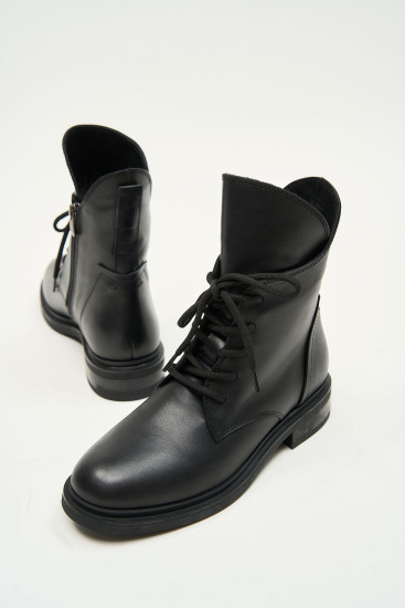 Жіночі черевики Fabio Monelli 179466 чорні демісезонні шкіряні