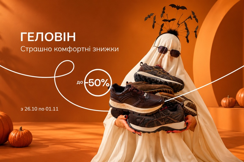 Хэллоуин: страшно комфортные скидки до -50%!