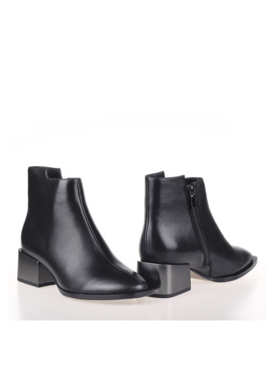 Женские ботинки Fabio Monelli 160531 черные демисезонные кожаные