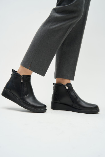 Жіночі черевики Anna Lucci 181830 чорні демісезонні шкіряні