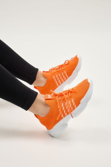 Женские кроссовки SOPRA 159750 оранжевые демисезонные текстильные