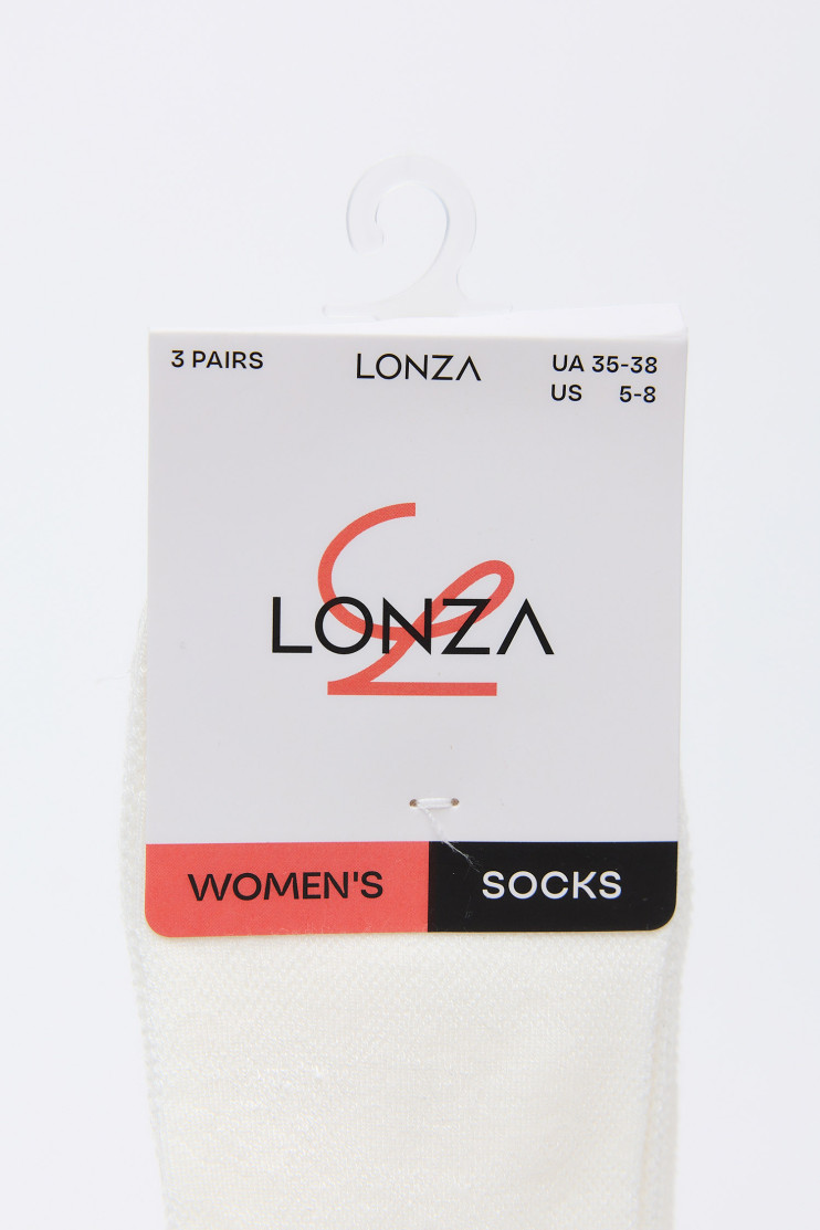 Носки женские 3 шт. 35-38 р. Lonza 214222 - Фото 1