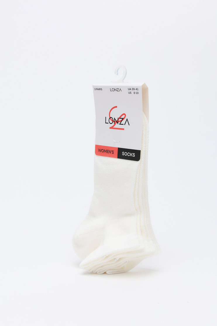 Носки женские 3 шт. 39-41 р. Lonza 214224 - Фото 1