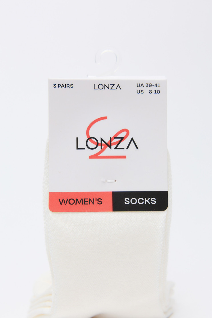 Носки женские 3 шт. 39-41 р. Lonza 214224 - Фото 1