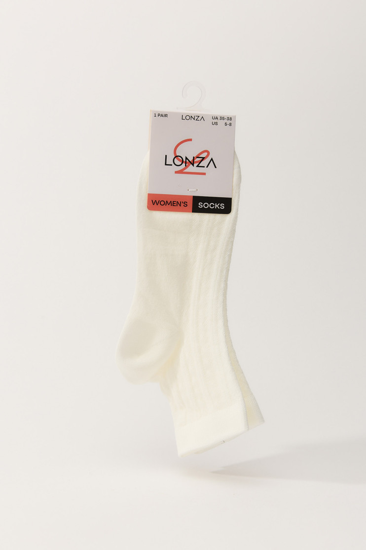 Носки хлопковые женские 1 шт. 35-38 р. Lonza 214037 - Фото 1