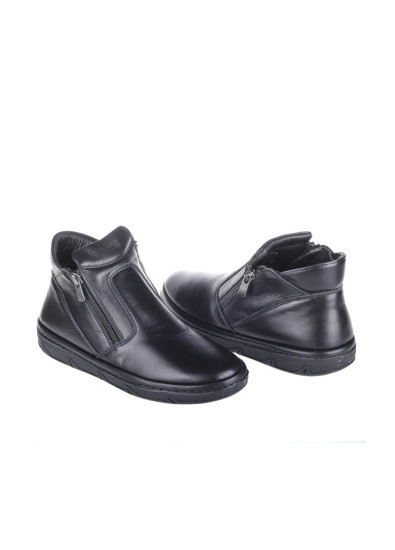 Женские ботинки Anna Lucci 166152 черные демисезонные кожаные