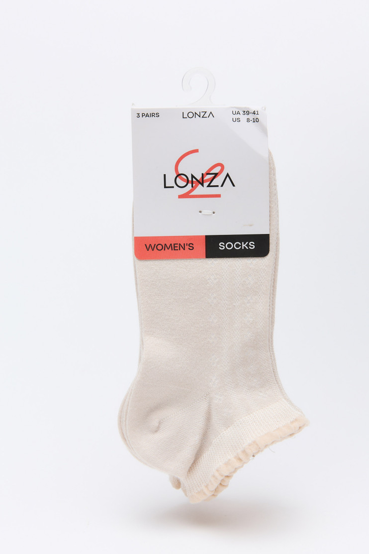 Носки женские 3 шт. 39-41 р. Lonza 214233 - Фото 1