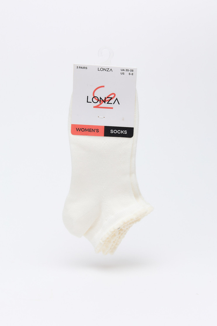 Носки женские 3 шт. 35-38 р.  Lonza 214234 - Фото 1