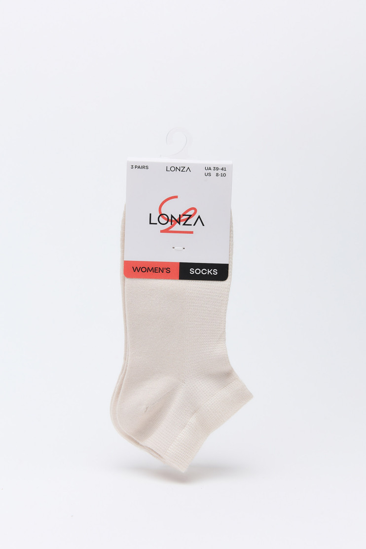 Носки женские 3 шт. 39-41 р. Lonza 214245 - Фото 1